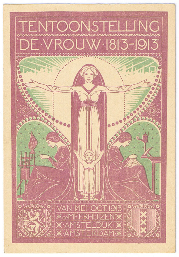 postcard_exhibition_de_vrouw_1813-1913